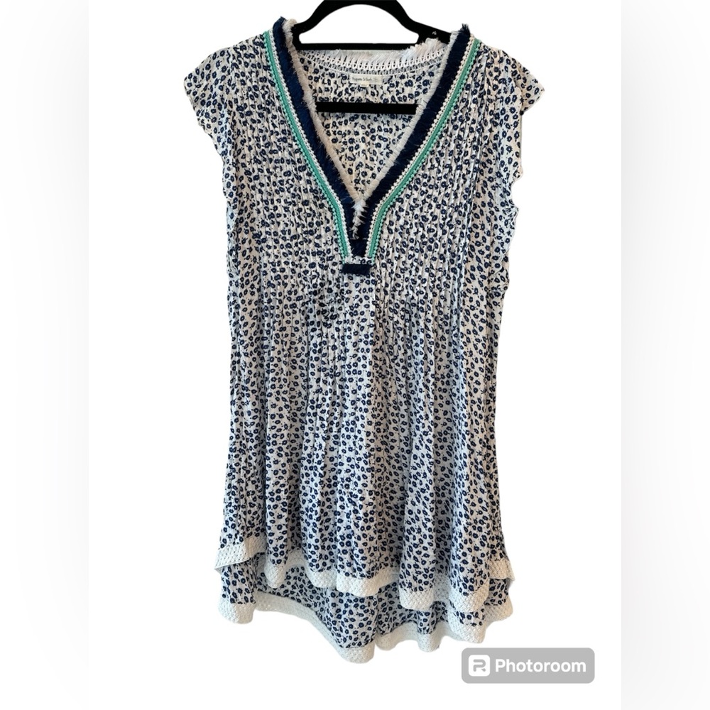Poupette St. Barry floral ruffled mini dress small